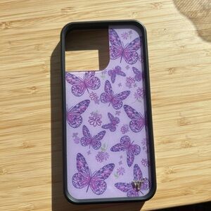 Wildflower IPhone 14 Pro Max Butterfly Pattern Phone Case